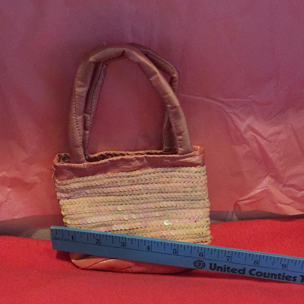 Pink mini purse